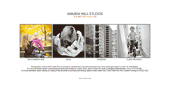 Desktop Screenshot of amandahallstudios.com